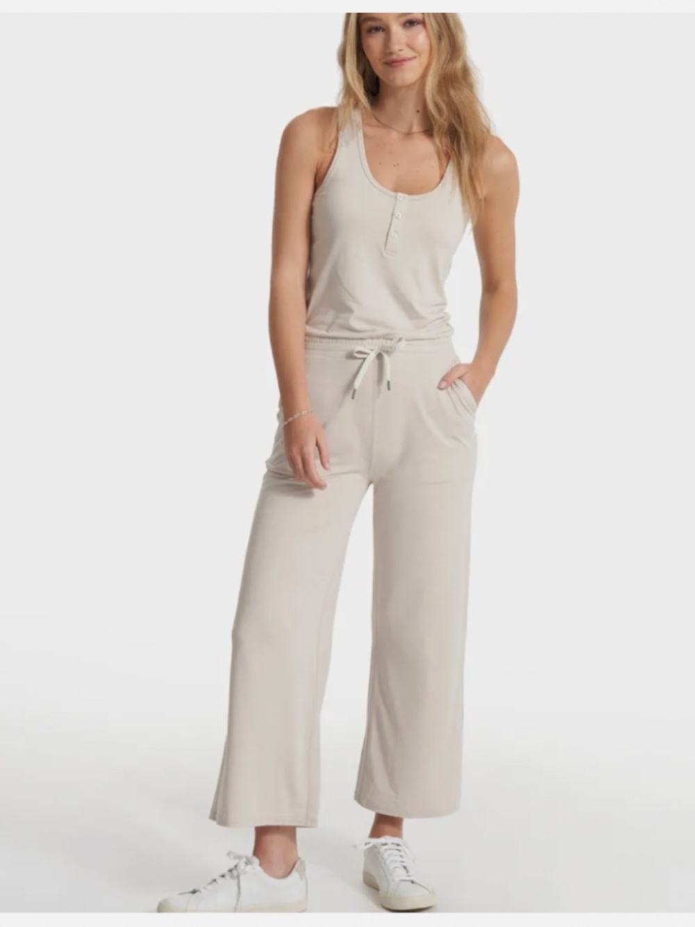 Vuori Fall jumpsuit Pose Henley Suede Size S New with defect